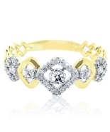 Diamond Ring 10K Gold Anniversary Fashion Ring 7.2mm Wide  - $791.10