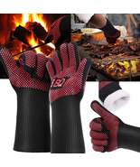 662°F/350°C Heat Proof Resistant Oven BBQ Gloves 35cm Kitchen Cooking Si... - $29.95