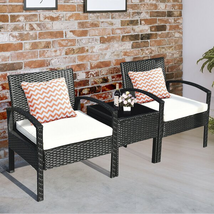 Ilysa Square 2 - Person 16'' Long Bistro Set with Cushions image 4