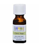NEW Aura Cacia Essential Oils Clary Sage Balancing 0.5 fl oz 15 ml - $15.18