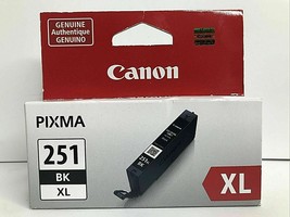 Factory Sealed Genuine Canon Pixma Black (1) 251 Xl Bk Ink - $19.79