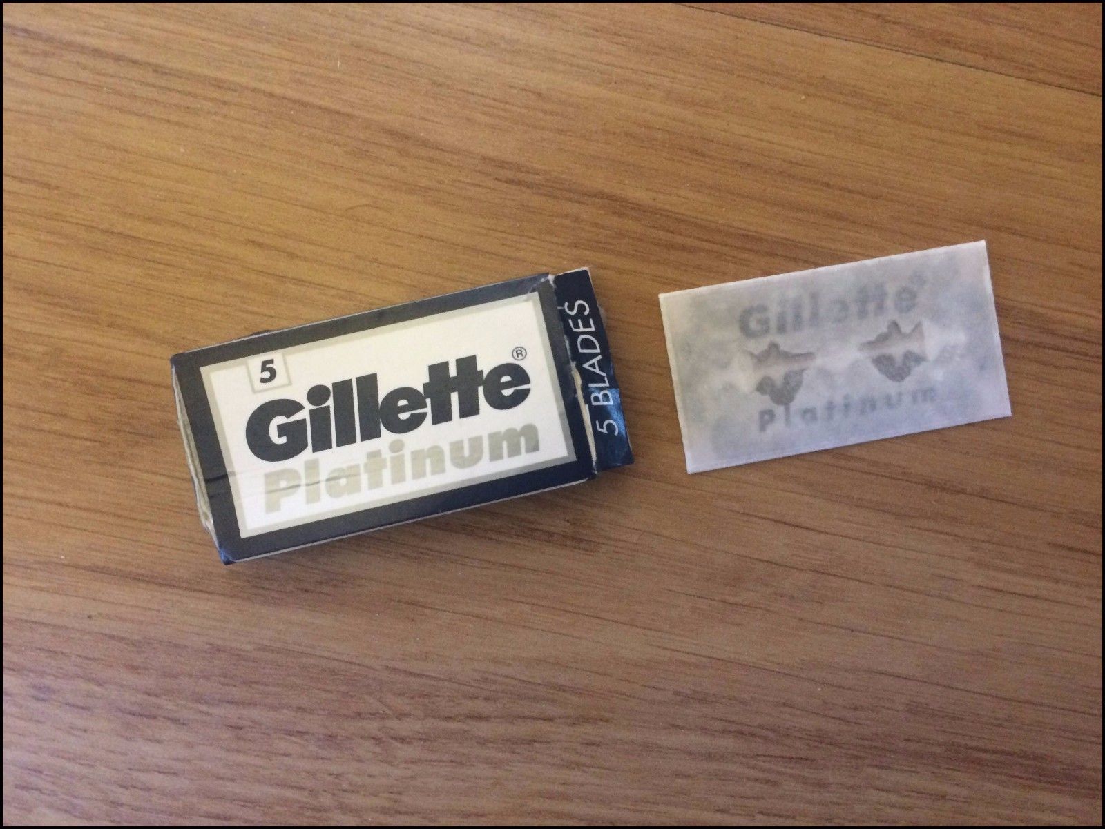 100 Gillette Platinum Double Edge Safety Men's Razor Blades Men's