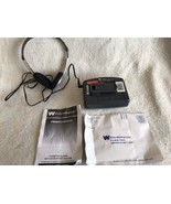 White Westinghouse Cassette Player Model WCS1220 W/ Headphones Portable ... - $19.79