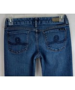 Seven 7 Distressed Embroidered Bootcut Jeans Size 28x31 - $23.03