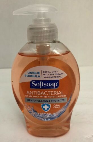 Softsoap Antibac Liquid Hand Soap Crisp Clean Scent with Moisturizers 5.5oz NEW