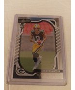 2022 Panini Absolute Football #119 Christian Watson RC Silver Foil Card Front - $11.99