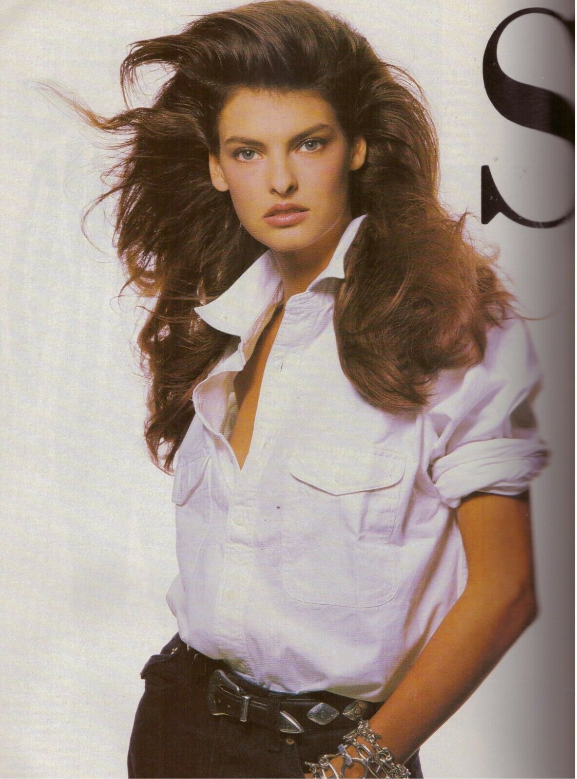 1988 British Vogue Vintage Fashion Magazine Cindy Crawford Naomi ...