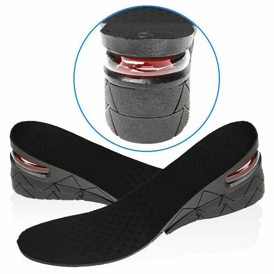 Height Increase Black Insole Cushion Height Lift For Shoes Heel Insert Taller