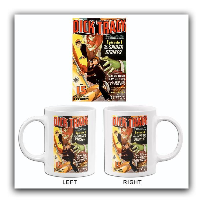 Dick Tracy - The Spider Strikes - 1937 - Movie Poster Mug - Dinnerware ...