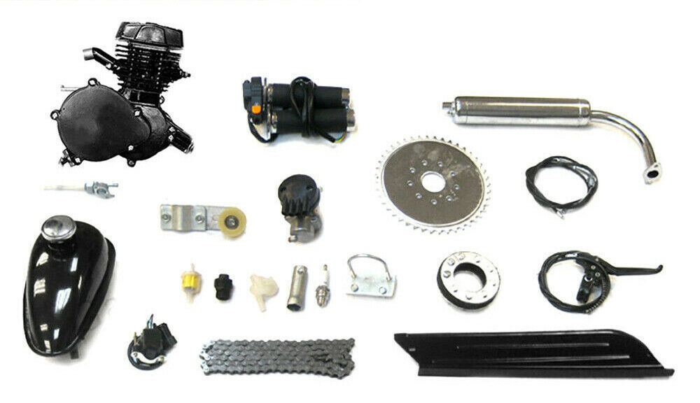 Black Stallion Racing 66cc/ 80cc Bicycle Engine Kit Gas Motorized ...