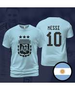 Argentina Messi Three-Time Champions 3 Stars FIFA World Cup 2022 Blue T-... - $29.99+