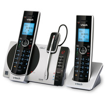 VT-DS6771-3 Connect to cell Two Handset Cordless Phone with Headset by Vtech - $102.72