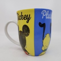 Disney Mickey Mouse & Friends Pluto Goofy Donald Coffee Mug Cup 90 Years 4.5 in - $13.50
