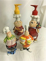 Tracy Flickinger Condiment 4 Piece Set MASTERS OF THE GRILL BBQ CHEFS  - $56.92