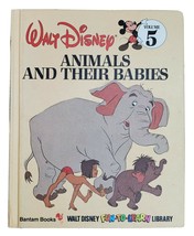Walt Disney Fun-To-Learn Library Volume 5 Book Only Animals Their Babies 1986 - $9.59