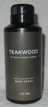 Bath &amp; Body Works Men&#39;s Collection Body Spray 3.7 oz TEAKWOOD - $18.65