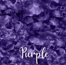 Reaper Skulls Purple vinyl Wrap  air release Matte Laminated 12"x12" - $9.41