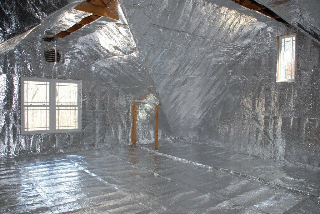 1000sqft Solid Radiant Vapor Barrier Attic Reflective Insulation Grow