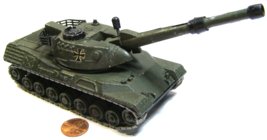 Dinky Military Toys German Leopard Tank Die Cast & Plastic w/ Rubber Tracks RV5 - $44.95