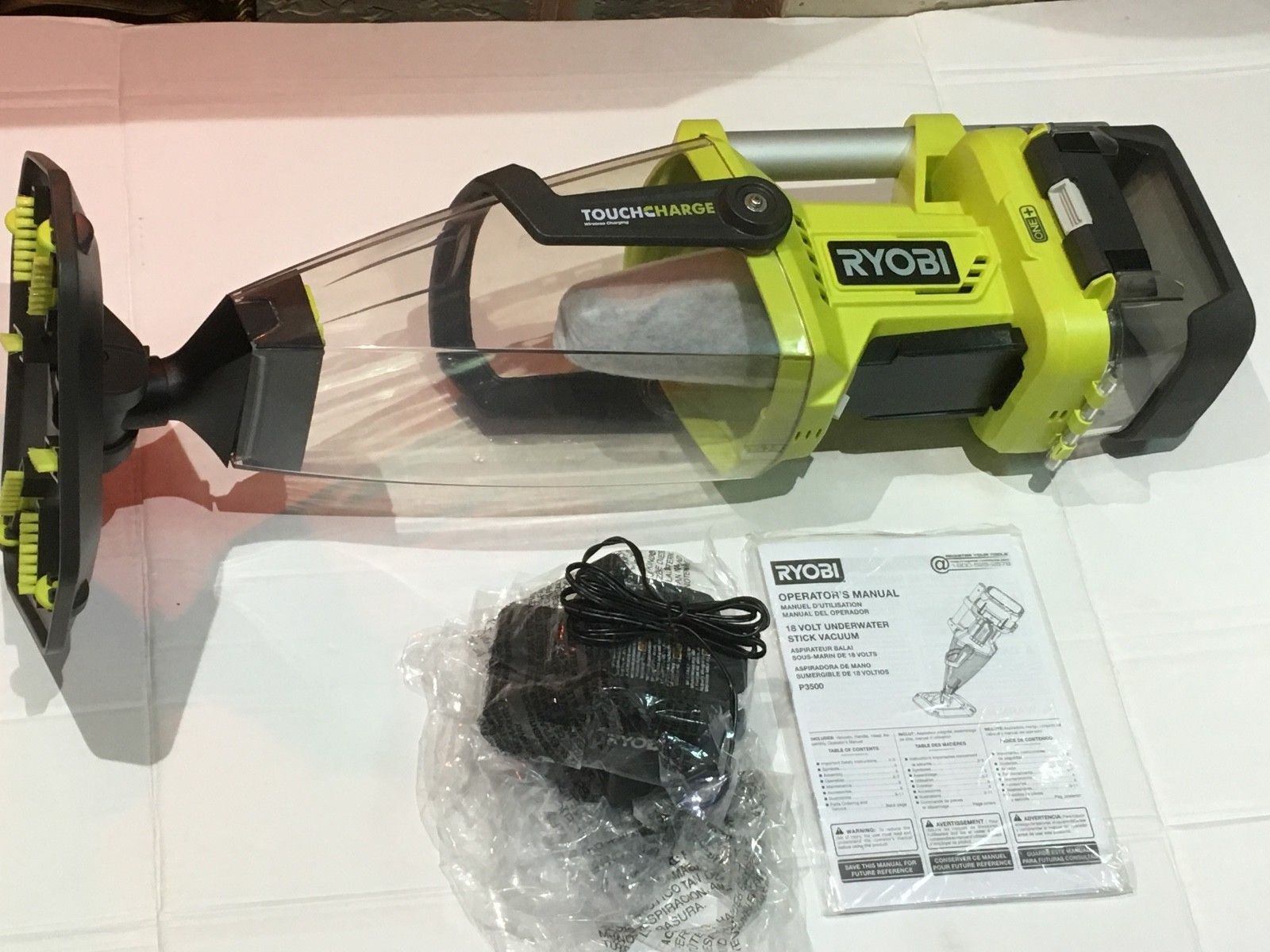 RYOBI 18V Swimming Pool Vacuum Cleaner ,Large Capacity 18V+One System,Bare Tool Vacuum Cleaners