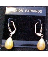 Tear Drop Earring -Pierced Ears - $4.00