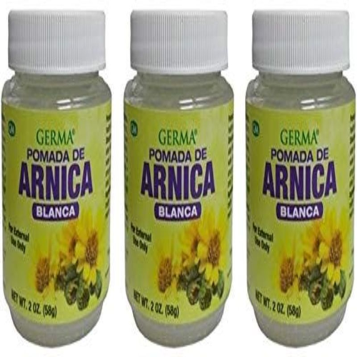 Arnica Blanca Pomada 2 oz. (58g) White Ointment. Salve 3PACK