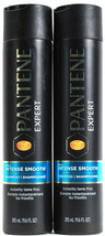 2 Pantene Pro-V Expert Intense Smooth Shampoo Instantly Tame Frizz 9.6 Oz