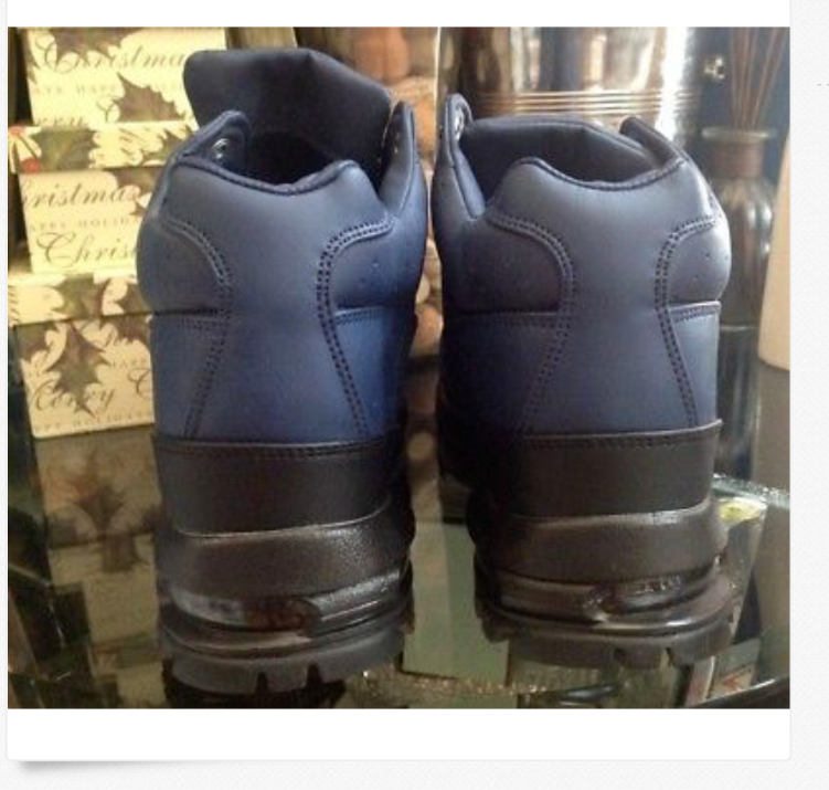 navy blue acg boots