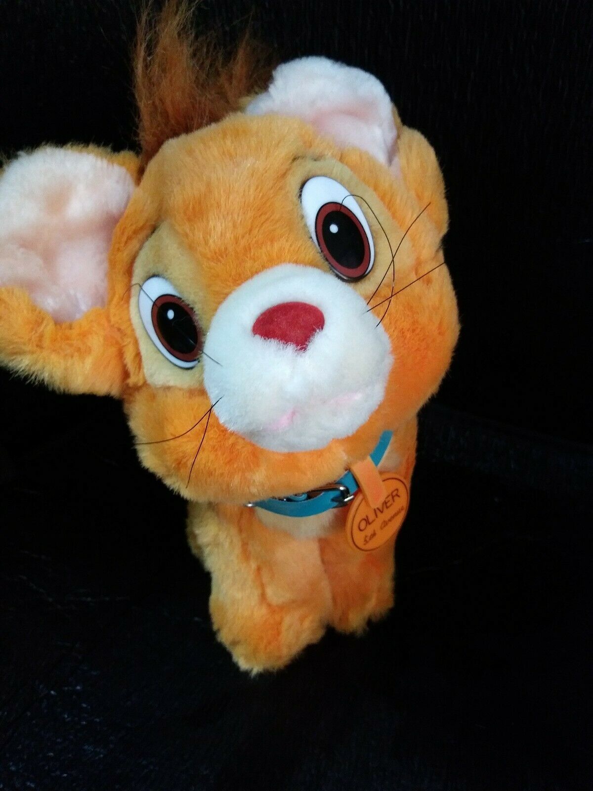 orange cat stuffed animal