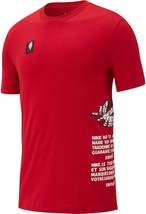 Jumpman Wings Classic Mens T-Shirt Size Small Gym Red New Rare - $34.64