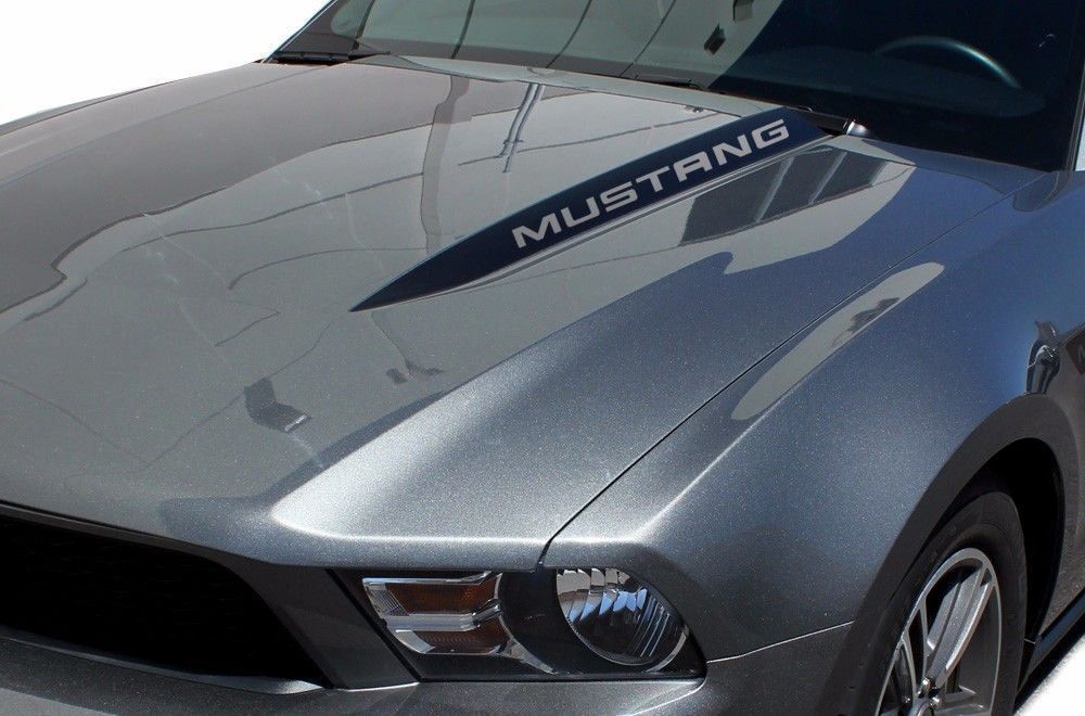 Custom Vinyl Graphic Decal Wrap for 1014 Ford MUSTANG GT Hood Scoop