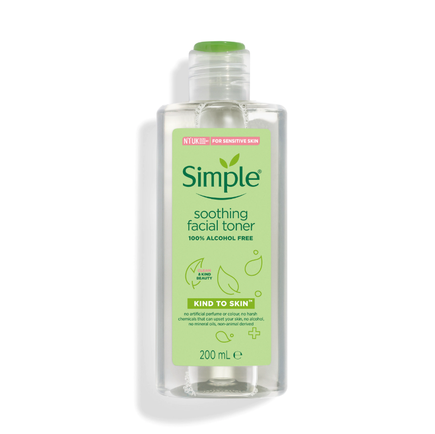 NEW Simple Soothing Facial Toner 200ml Refresh Skin Without Drying EXPRESS SHIP