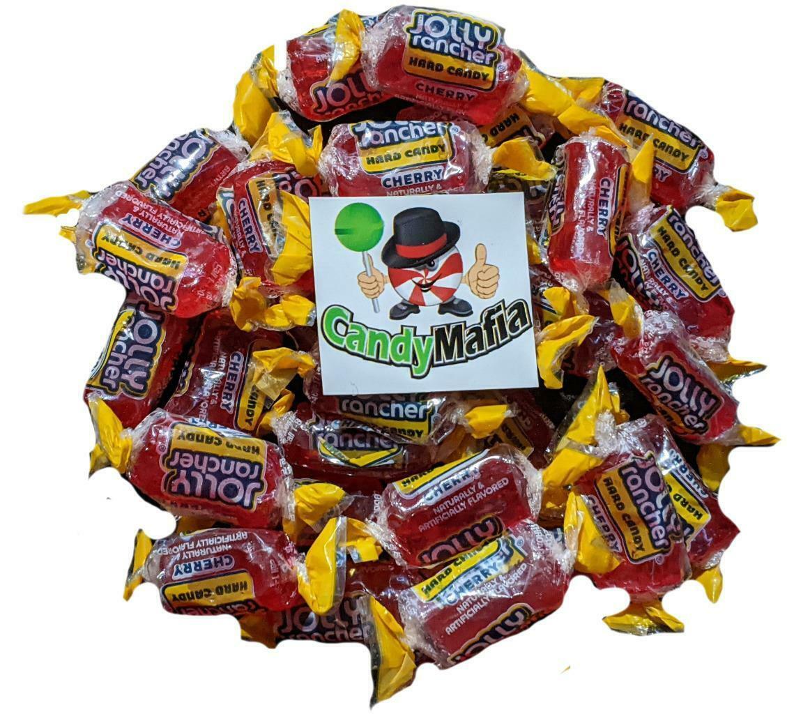 Jolly Rancher CHERRY Ranchers 80 Pieces Hard Bulk Cherry Candy.
