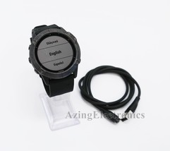 Garmin Fenix 6X Pro Solar Titanium Multisport GPS Smartwatch - Black/Gray image 1