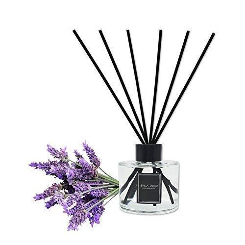 binca vidou Reed Diffuser Set Lavender Reed Oil Diffusers for Bedroom Living Roo Essential