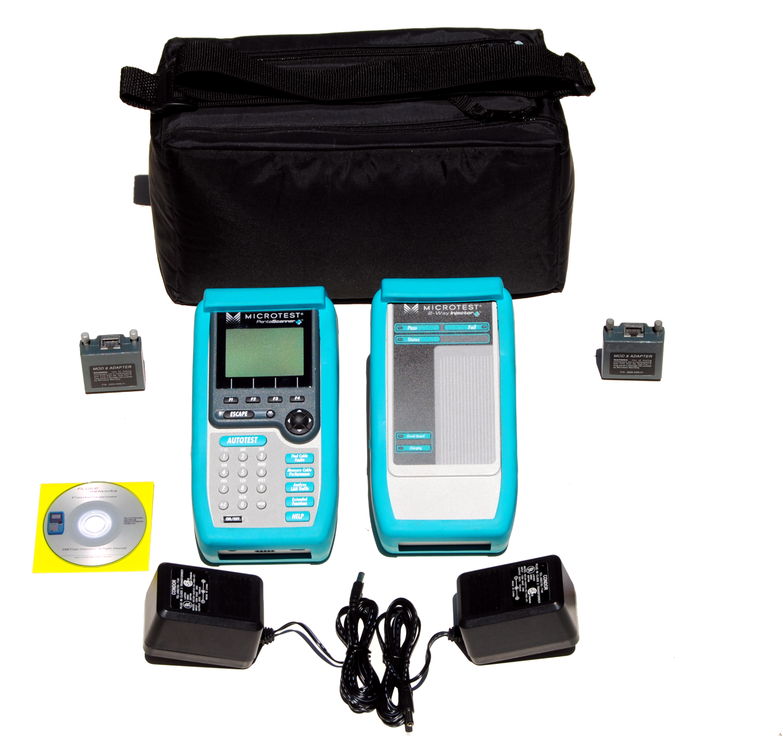 Microtest PentaScanner CAT5 Cable Tester and Verifier Cable Testers