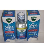 (3) Vicks Vapo Steam Cough Suppressant Use In Hot Steam Vaporizers 8oz e... - $44.99
