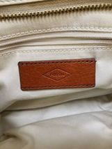 Off White Fossil Leather Crossbody Bag Purse Handbag Women Shoulder image 4