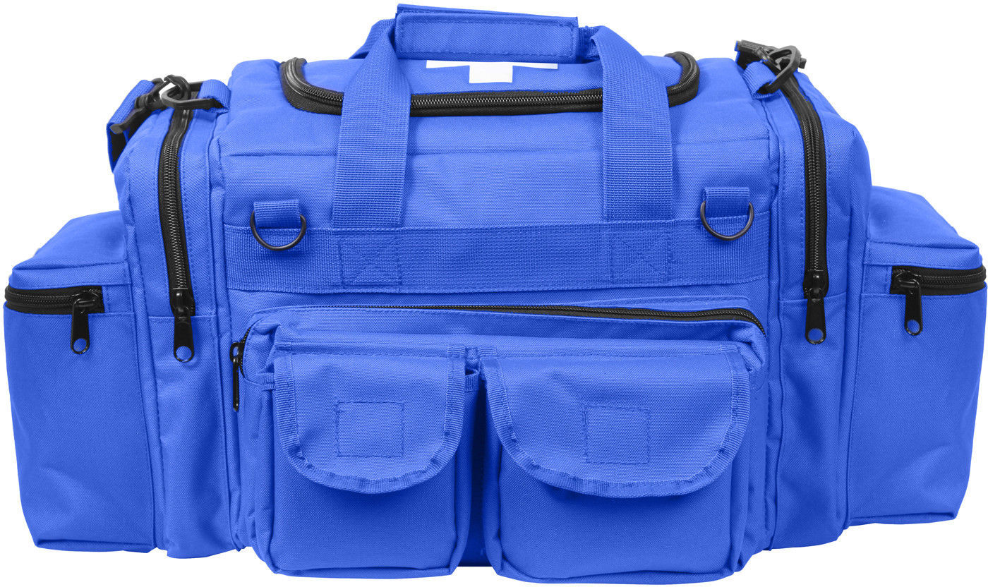 200 Pcs Emergency Medical Trauma Kit Carry Bag & First Aid Supplies