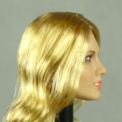 1//6 Phicen Flirty Girl TBLeague Kumik Female Blonde Long Hair Head Sculpt