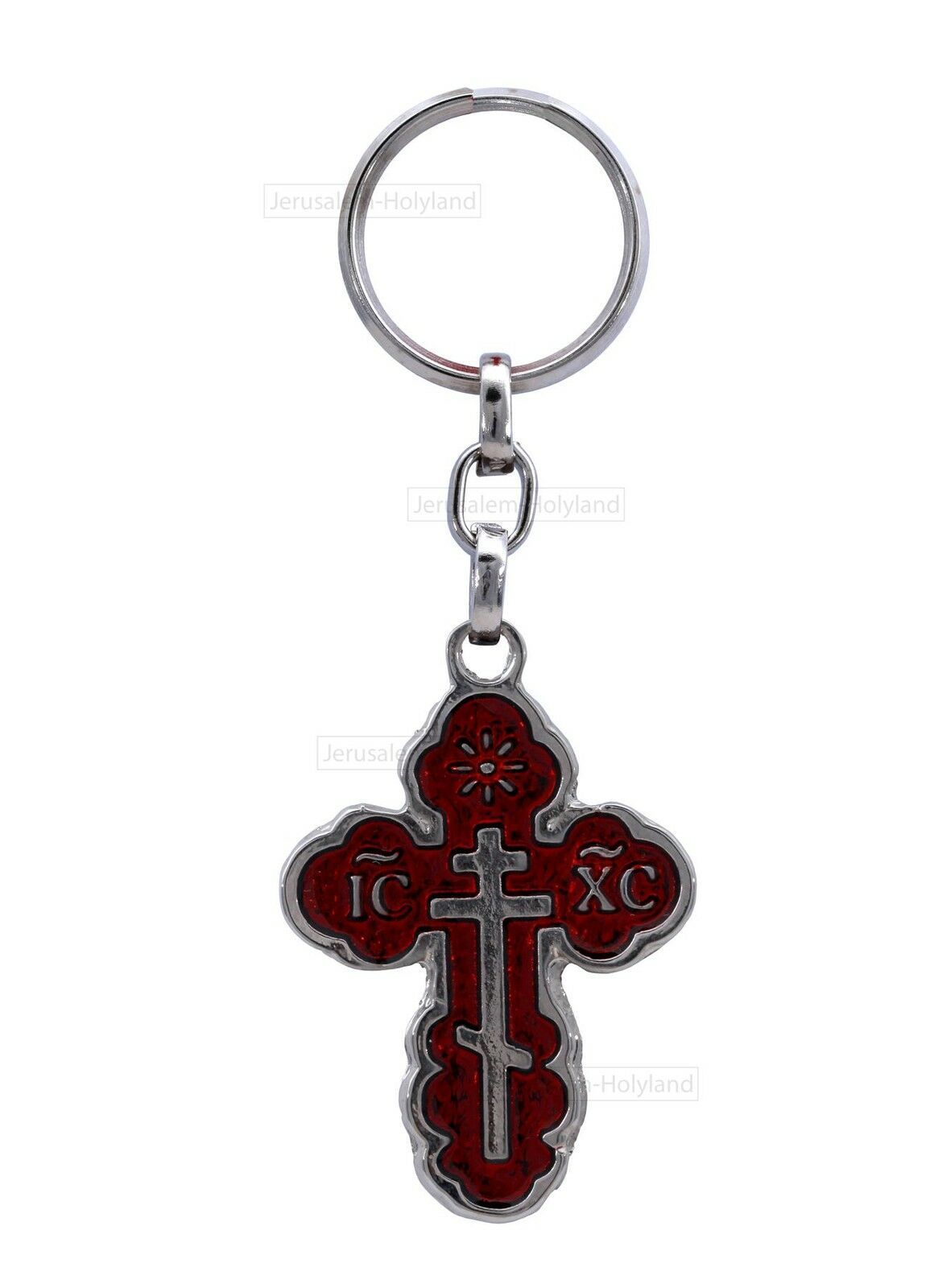 IC XC  Jesus Christ CROSS Charm unisex Key Chain XMAS Crucifix holyland gift