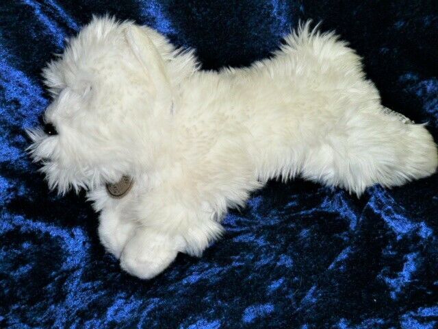 Plush Dog WEST HIGHLAND TERRIER Soft Cute Collectible Toy Stuffed Animal Branded 