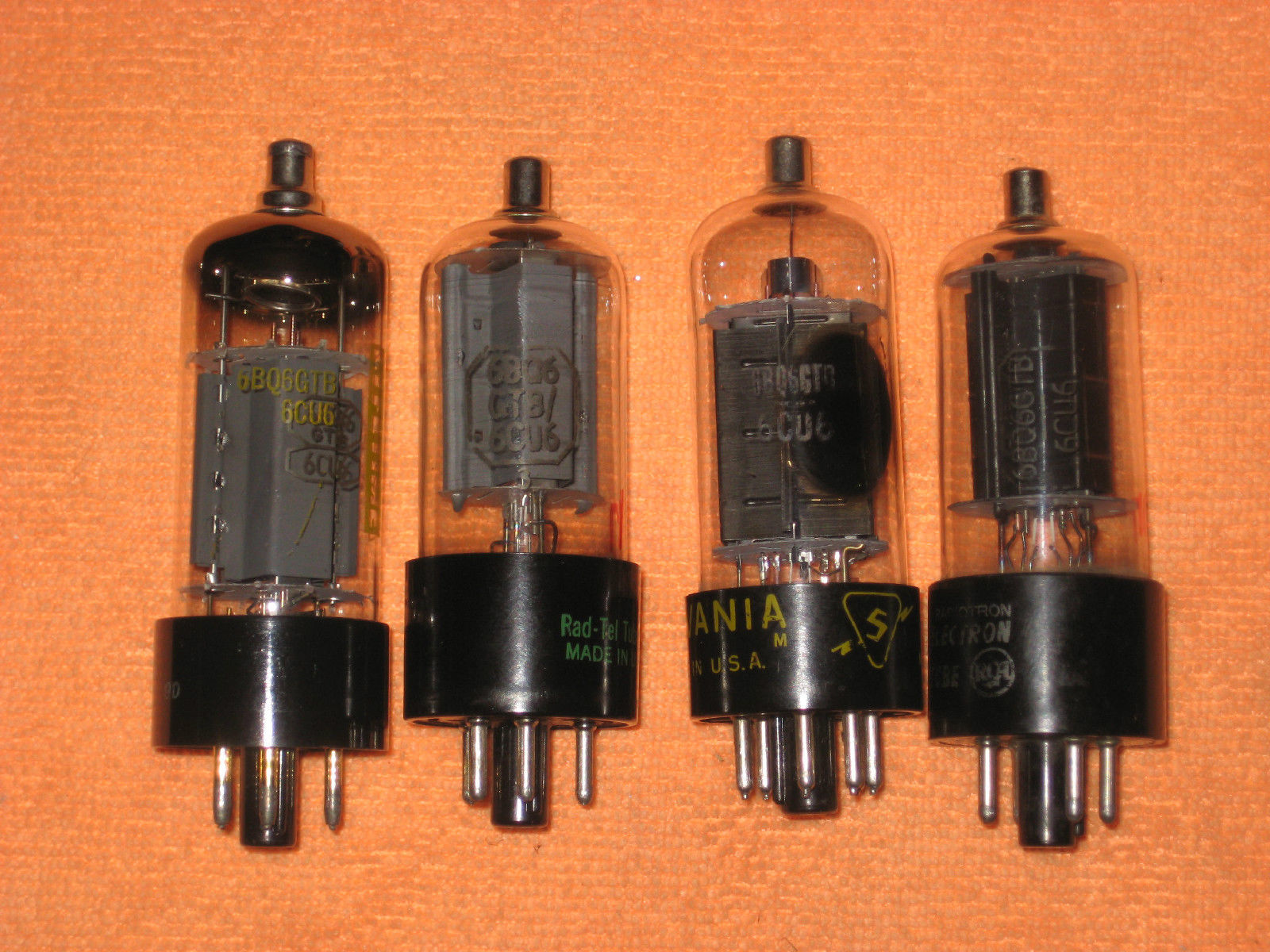 Vintage Radio Vacuum Tube (one): 6BQ6 6BQ6GTB / 6CU6 - Tested Good ...