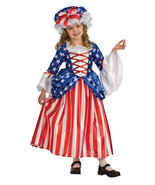 DELUXE QUALITY BETSY ROSS CHILDRENS HALLOWEEN COSTUME SIZE LARGE 12-14 - $50.03