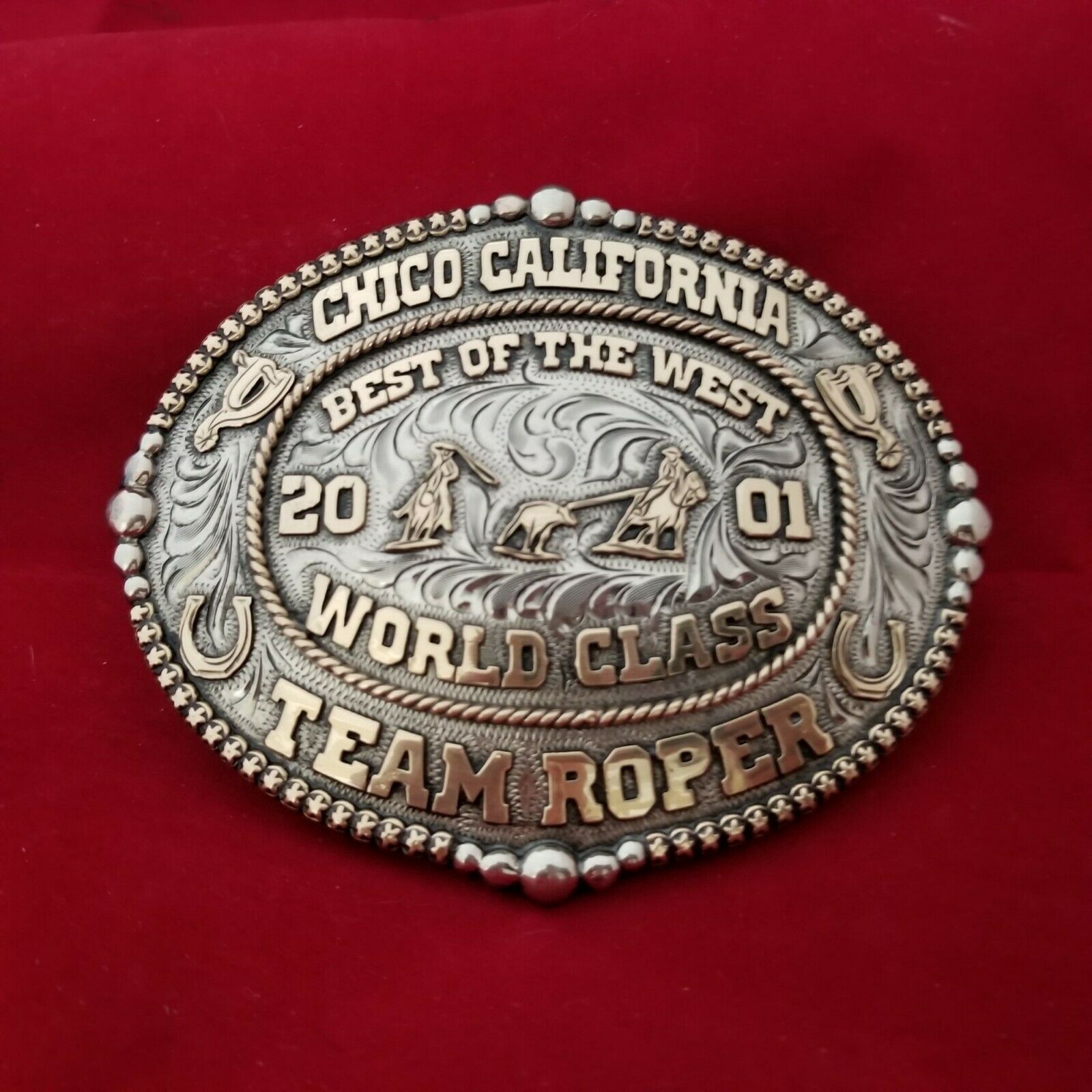 Customizable Rodeo Trophy Champion Bucklemade By Judge Leo Smiths