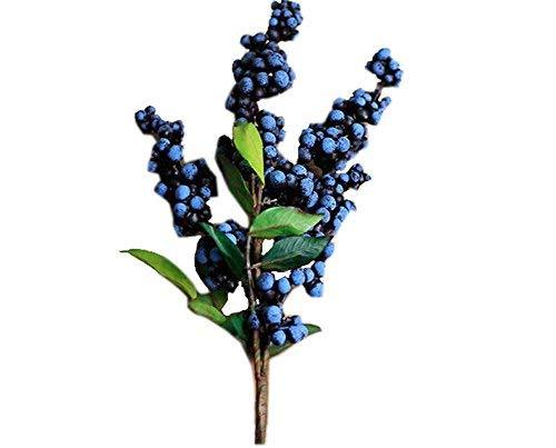PANDA SUPERSTORE Artificial Faux Fake Cranberry, Blue