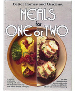 Better Homes and Gardens Meals for One or Two VINTAGE HARDCOVER COOKBOOK... - $5.00