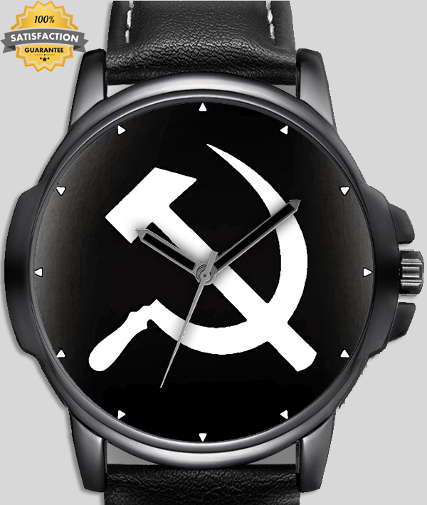 Primary image for Soviet Flag Hammer Sickle Communism USSR CCCP Beautiful Unique Wrist Watch
