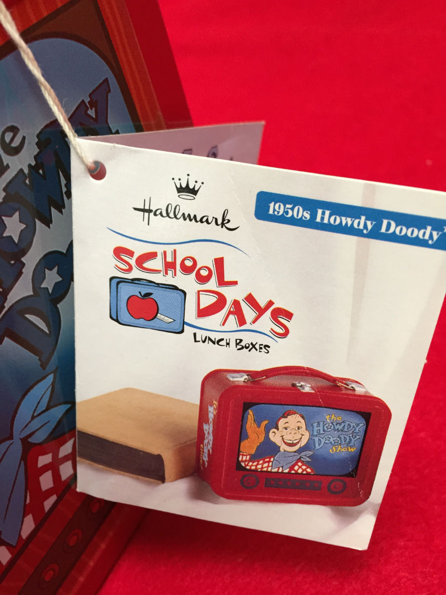 1998 Hallmark School Days Lunch Box 1950's Howdy Doody numbered