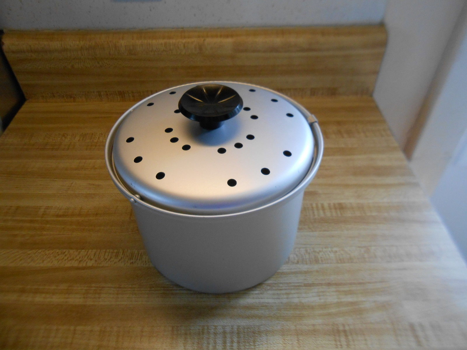 mirro aluminum pot / insert? might be insert for crock pot? holes in